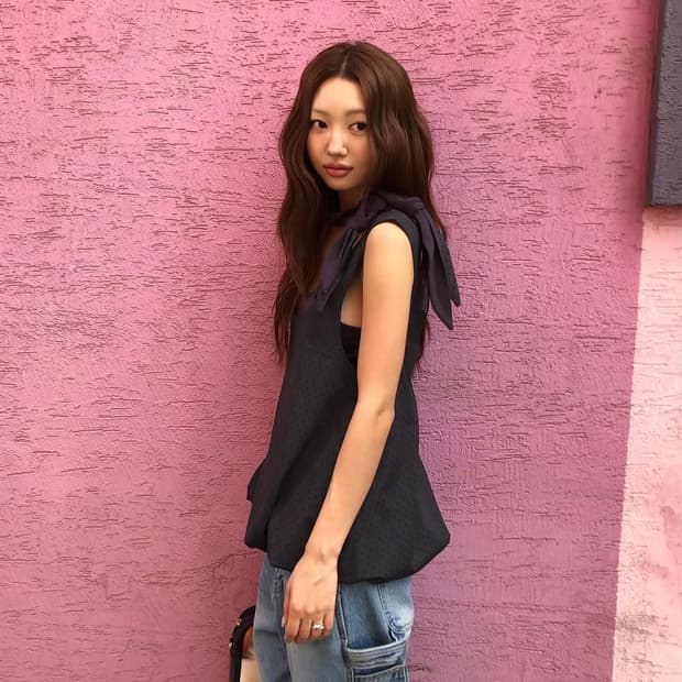 투웨이 레이어드 벌룬 드레스 S