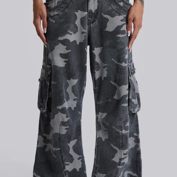 Jaded London 카모 카고 팬츠 W32