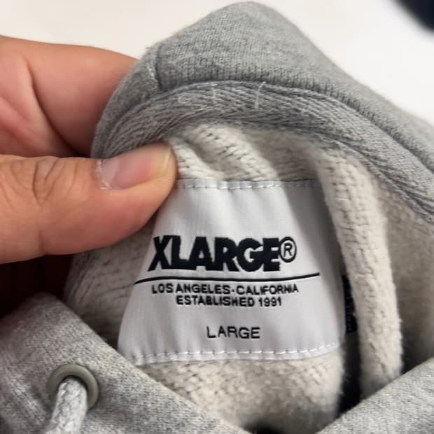 X-large 후드티