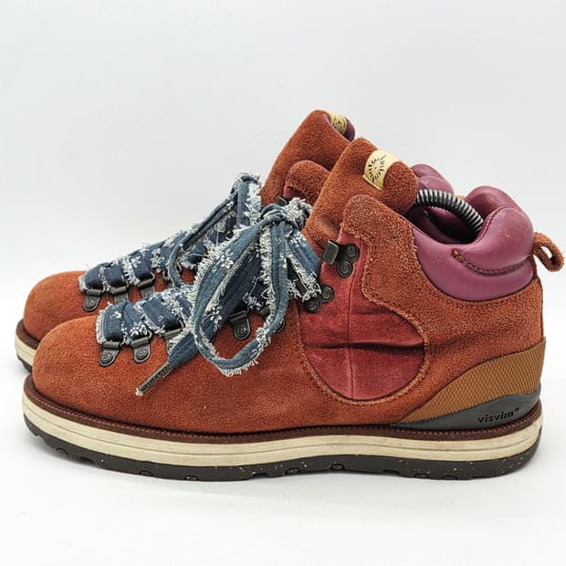 비즈빔 12FW 세라 피지 부츠 레드 더티 (US 9)