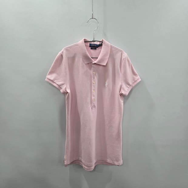 폴로랄프로렌 우먼 피케 카라티 연핑크 XS