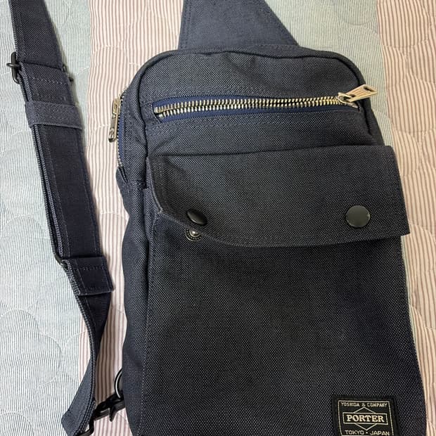 포터 슬링백(네이비)