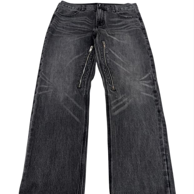 지방시 Givenchy 블랙 워싱 데님 팬츠