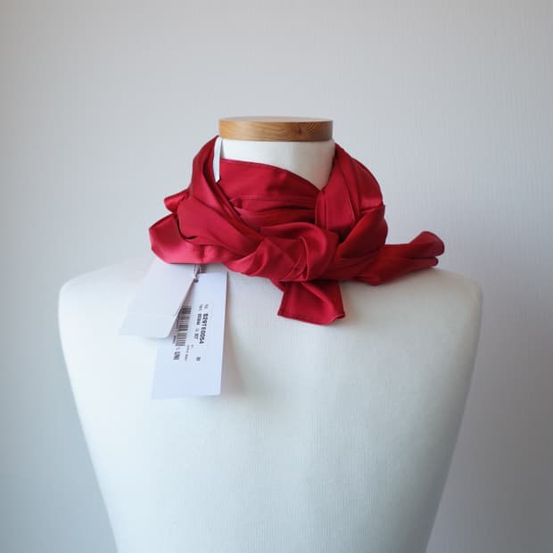 (새상품) 메종 마르지엘라 2021 존 갈라노 아티저널 컬렉션 실크스카프