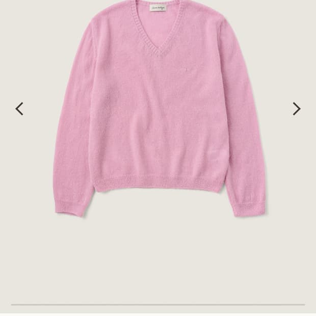 시엔느 Mumu V-neck Knit_Pink
