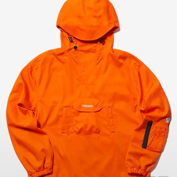 3DP ANORAK JACKET - ORANGE