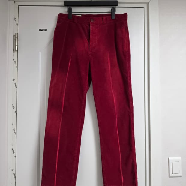 구찌 페이딩 팬츠