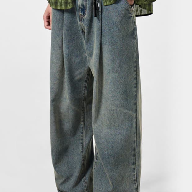 디미트리블랙 원턱 와이드 데님 30인치 