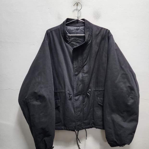 라퍼지스토어 누빔 3m 개파카 피쉬테일 크롭 파카