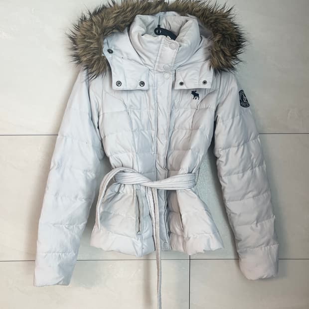 극희귀 아베크롬비 벨티드 울프죠 패딩 [S]