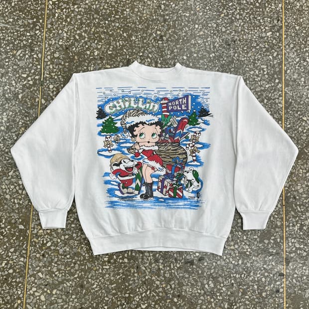 90s USA 베티붑 스웻셔츠 XL