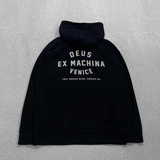 데우스엑스마키나 베니스 어드레스 후드티 블랙