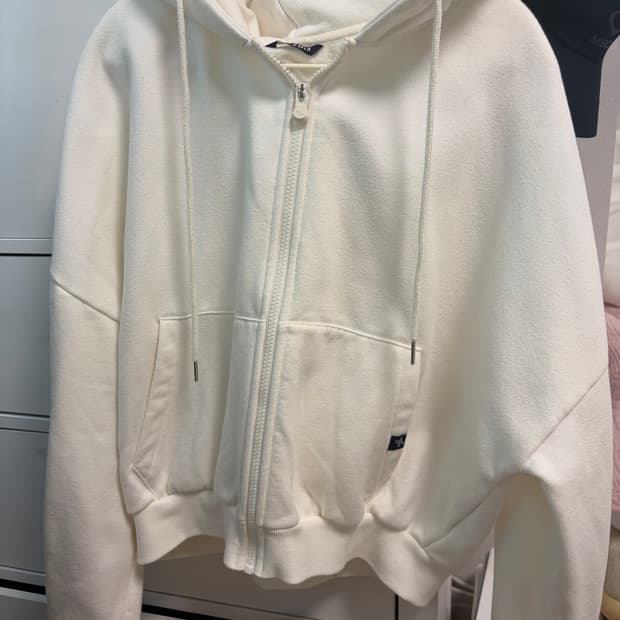 젝시믹스 내핑 후드 집업 크림 XA5127N