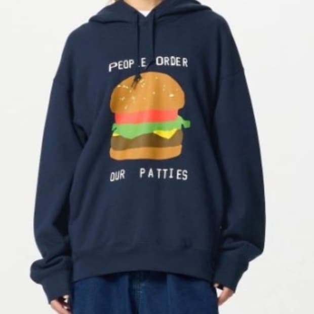 유니클로 스폰지밥 후드티 - 160