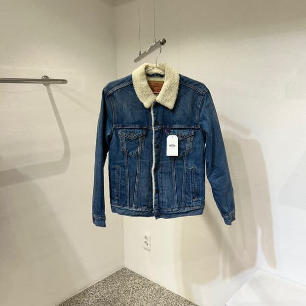 리바이스 쉐르파 데님 청자켓