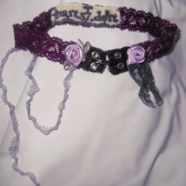 broken lingerie lace