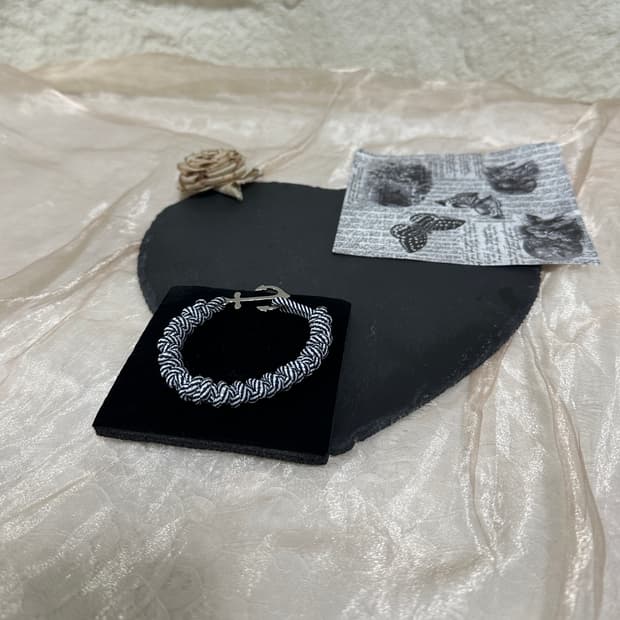 빈티지  고딕 닻 팔찌