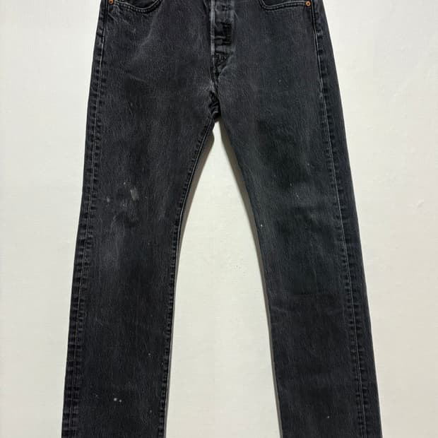 [32x34] Levis 501 Denim Pants Black