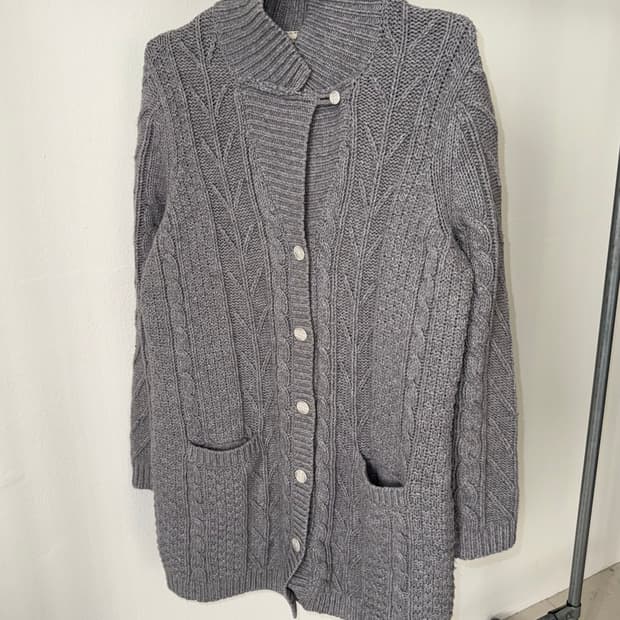 빈티지 울 가디건