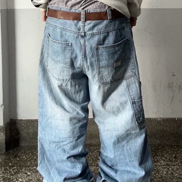 90s GAP 연청 카팬터 와이드 팬츠