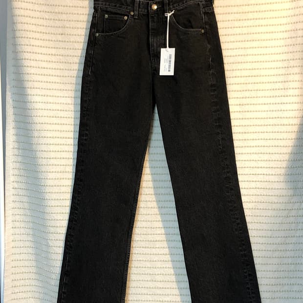 모드나인 블랙매직 MOD7s 블랙진 흑청 데님 청바지 29