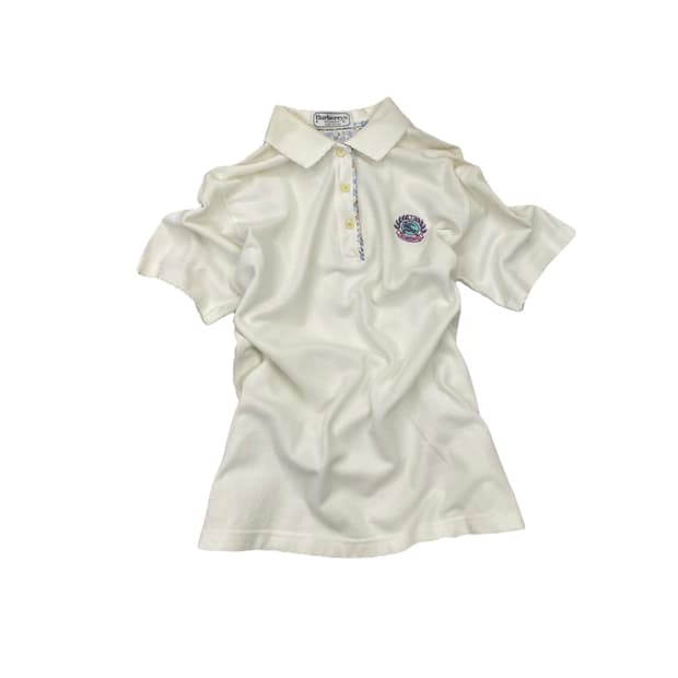 Burberry white pk top