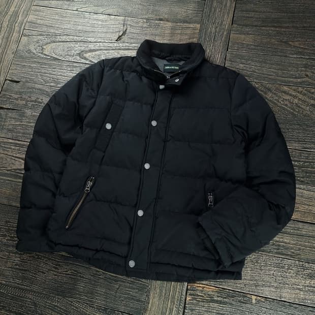 [쟈딕앤볼테르] 덕다운 슬림 푸퍼 다운 숏패딩 블랙 P01388