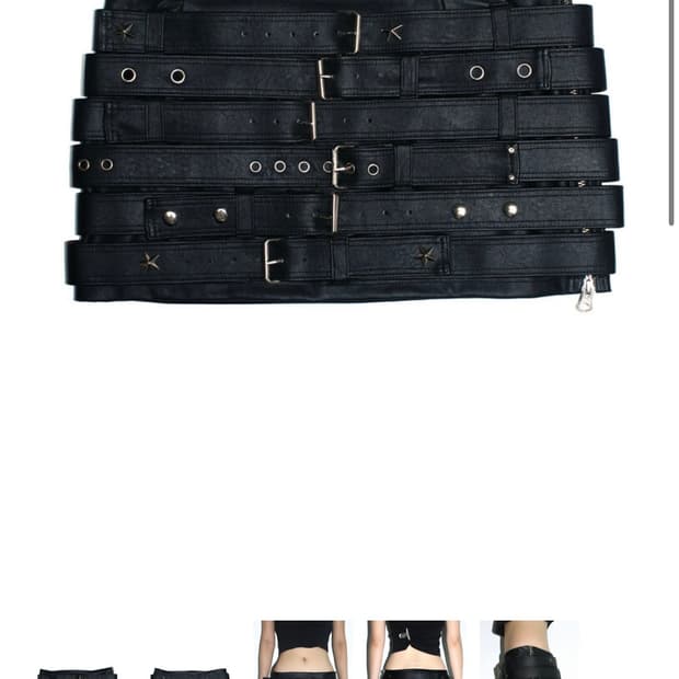 Taae six belt skirt 식스 벨트 스커트