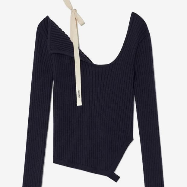 글로니 아이사 니트 네이비