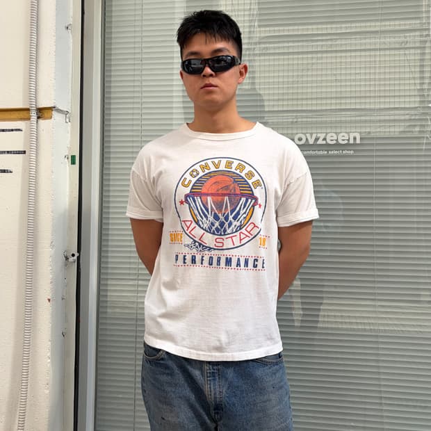 80-90’s Converse sport performance print