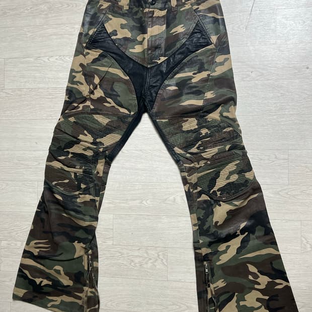 프로젝트gr 카모 바이커 팬츠