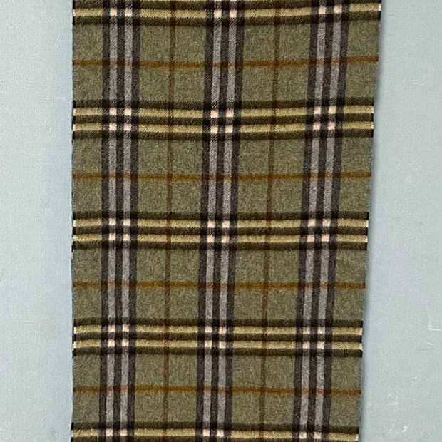 버버리 캐시미어100 머플러 목도리 노바체크 캐주얼 