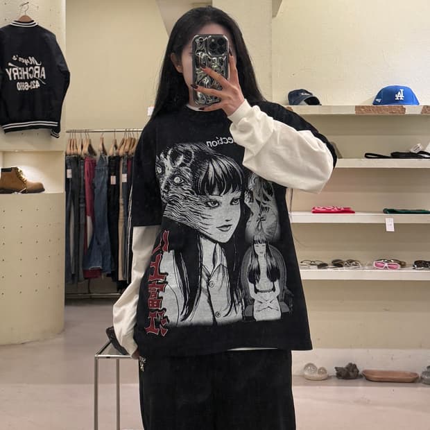 빈티지 이토 준지 토미에 반팔 티셔츠 U1276