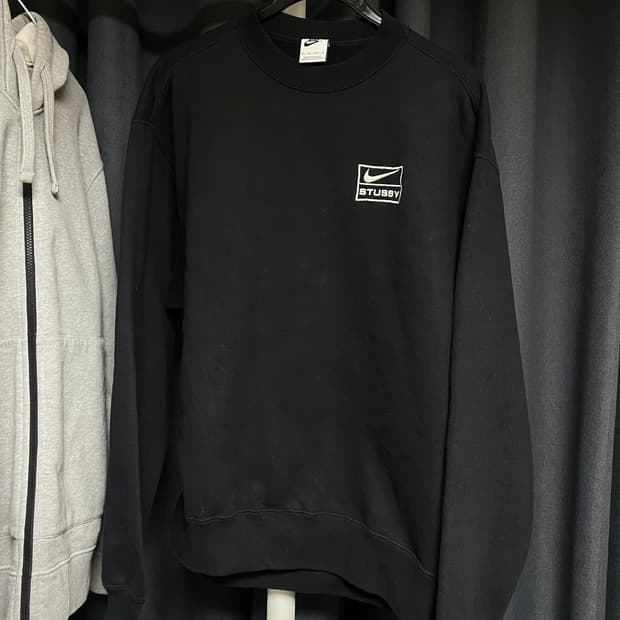 나이키 X 스투시 NRG 맨투맨 블랙 XS 85