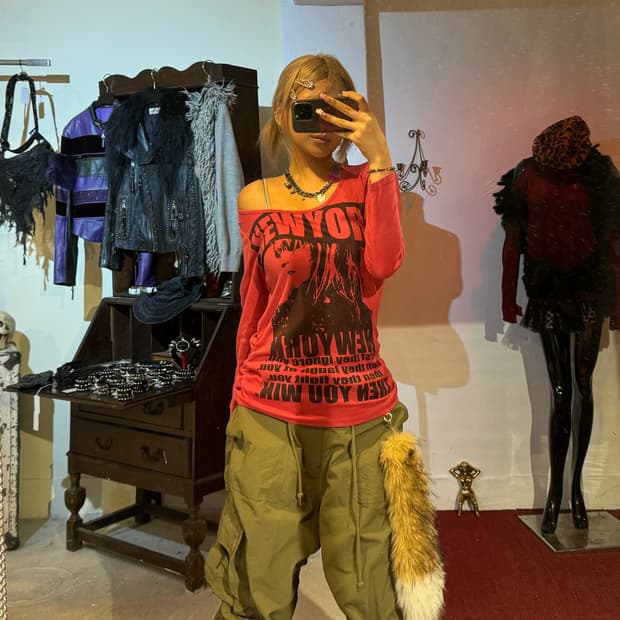 백 데미지 포인트 롱슬리브