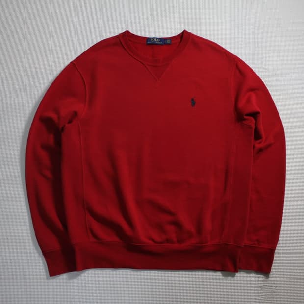 Polo 폴로 랄프로렌 레드 맨투맨