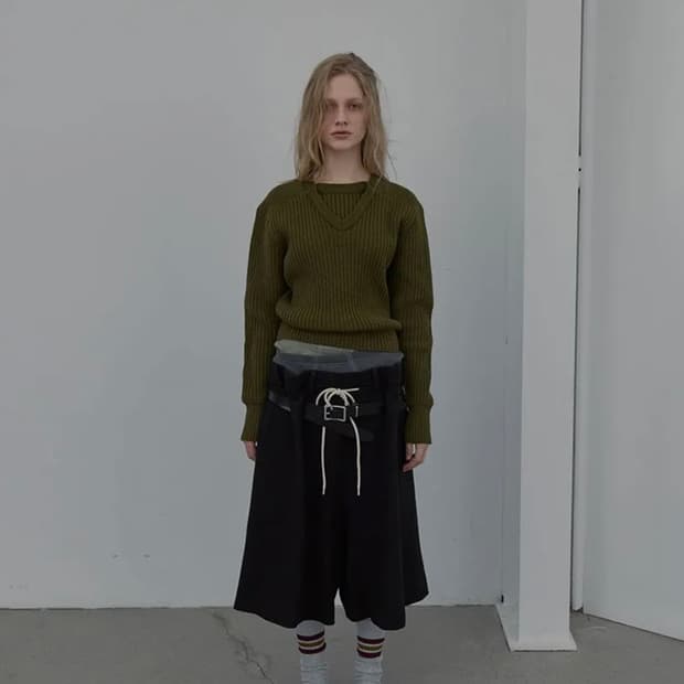 DOUBLE LAYER PULLOVER (KHAKI)