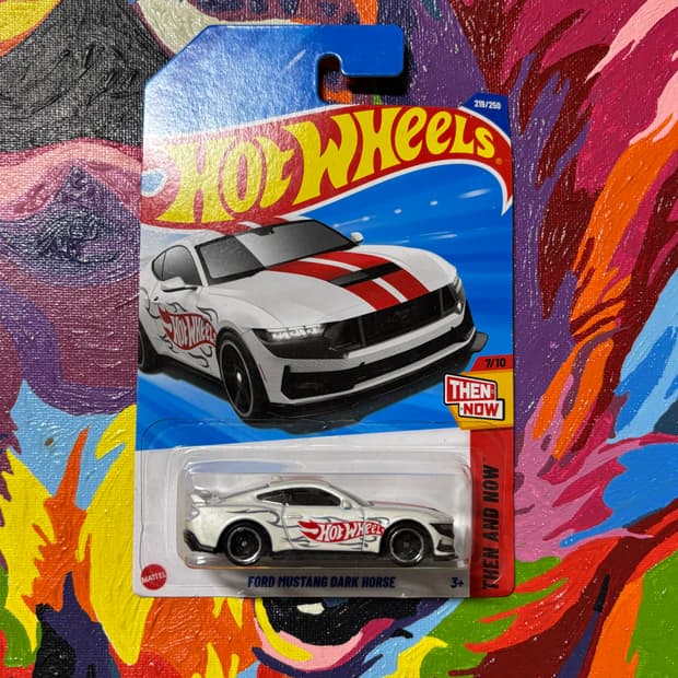 미개봉) 포드 머스탱 다크호스 다이캐스트 핫휠 인테리어 소품