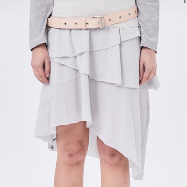 할로미늄 3 LAYERS SKIRT / LIGHT GRAY