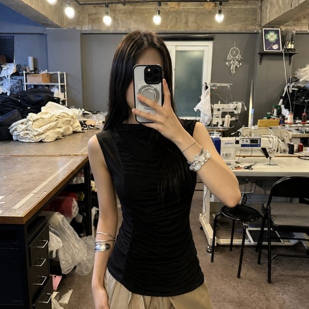 Karen Millen Ruched Asymmetric Top