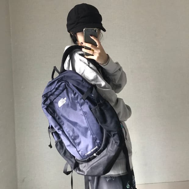 노페 네이비 백팩