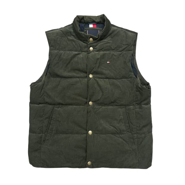 타미힐피거 구스다운 패딩 조끼