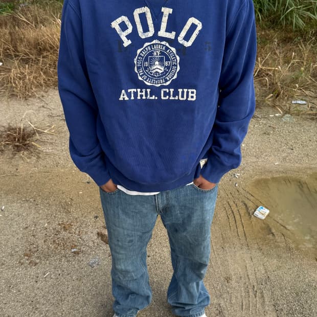 Polo Ralph Lauren 폴로 랄프로렌 빈티지 크랙 프린팅 맨투