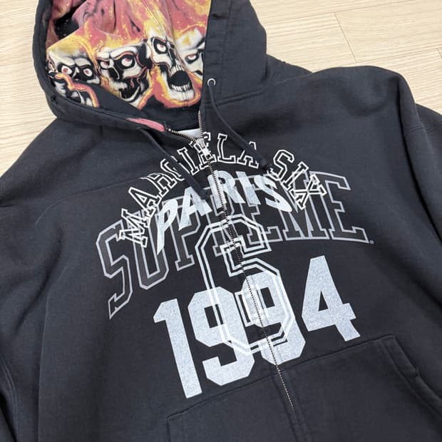 슈프림XMM6 집업 후드 L사이즈