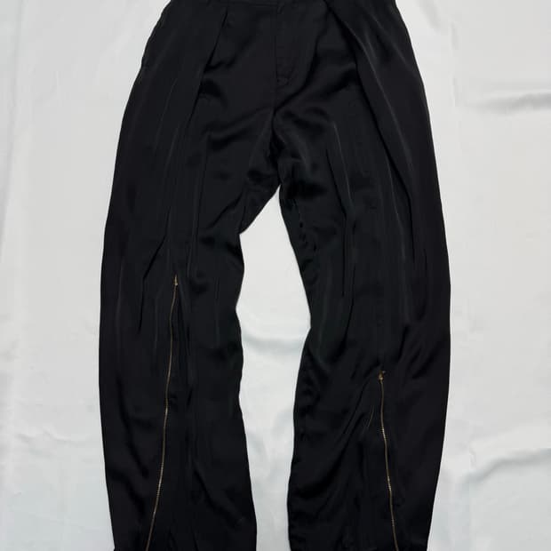 TOGA PULLA zip silk pants