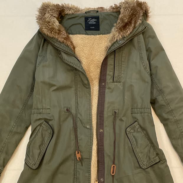 일본빈티지 디테일 털파카