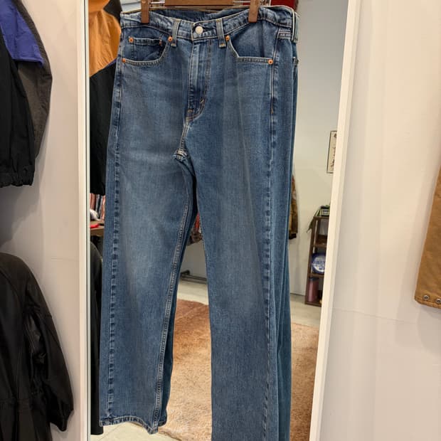 Levis 리바이스 505 블랭크탭 데님 팬츠 (34inch)