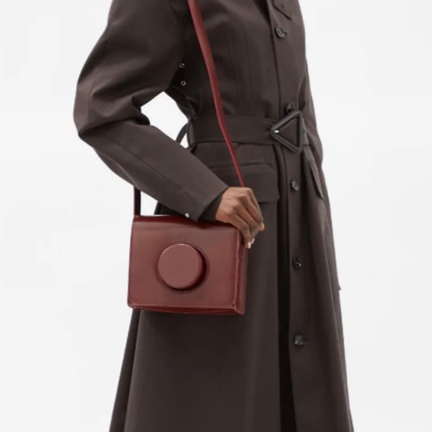 르메르 카메라백 버건디