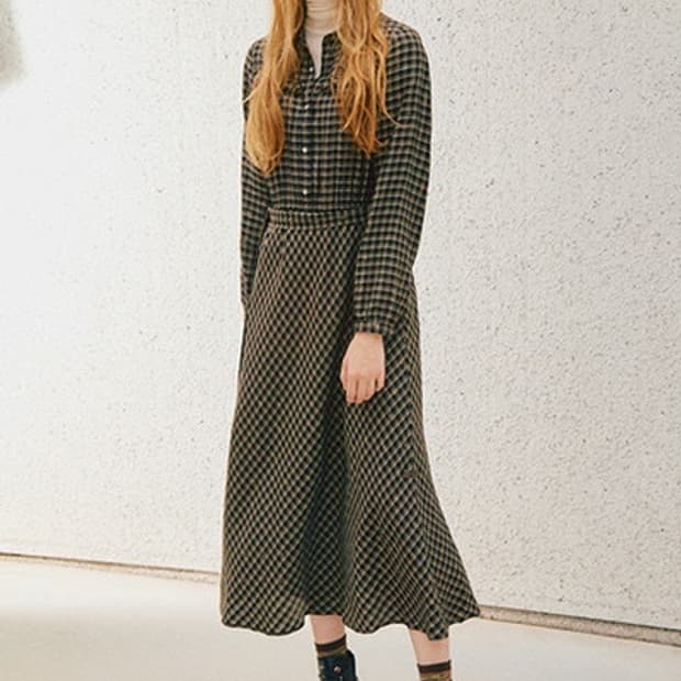 새) 써스데이아일랜드 아일렛 원피스 