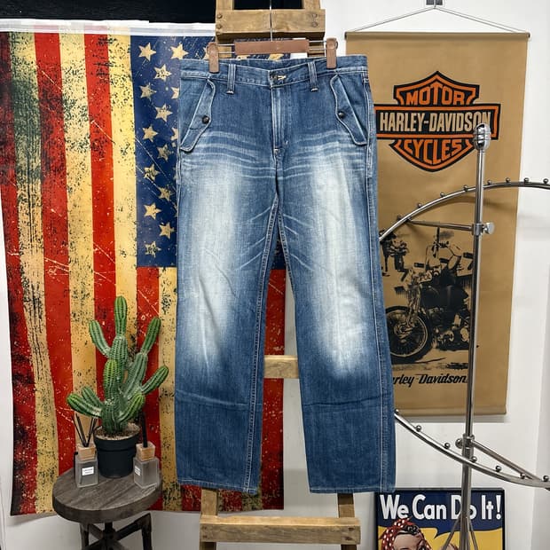 00s 리 유니언메이드 헤리티지 복각 워크데님팬츠 N902